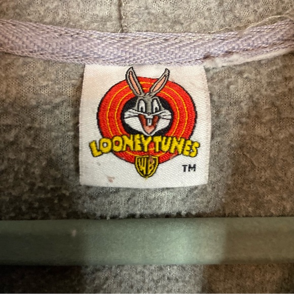 Vintage Tweety Bird Looney Tunes Zip-Up Hoodie - Picture 8 of 12